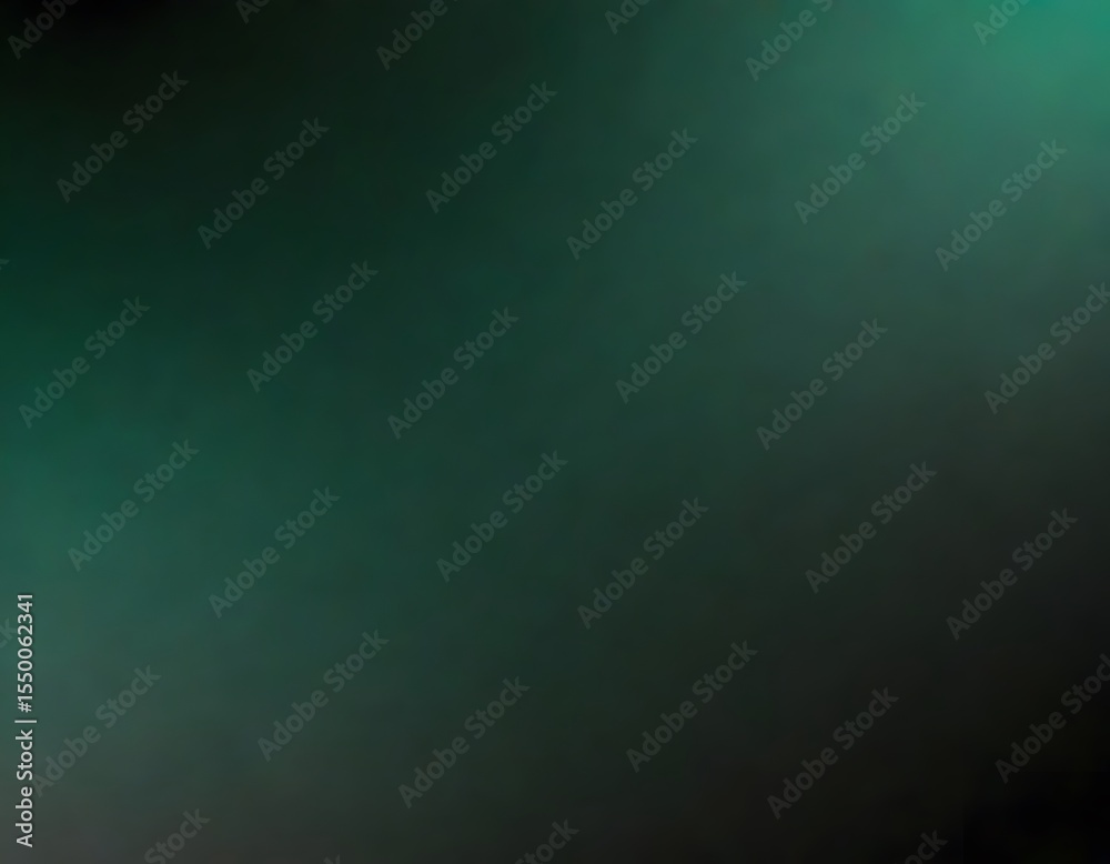 Obraz premium Dark Green and Black Gradient Background