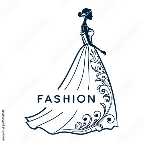 girls fasion logo character