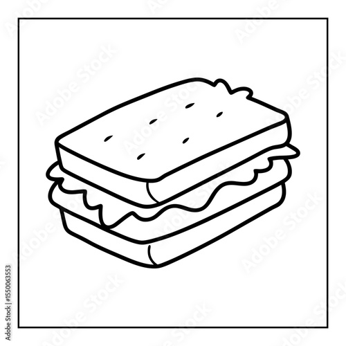 hand drawn vector illustration of a coloring pages