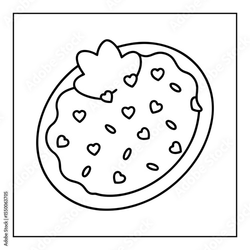 hand drawn vector illustration of a coloring pages