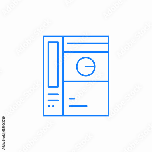 file binder icon sign vector