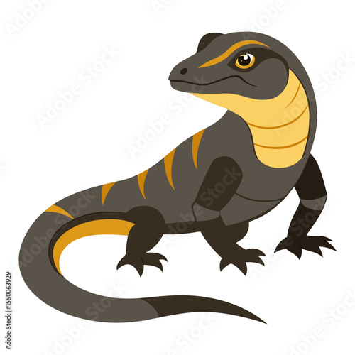 lizard isolated on white background
