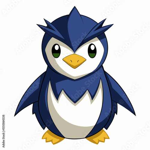 owl with blue eyes