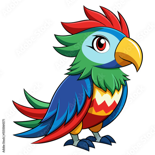parrot on a branch