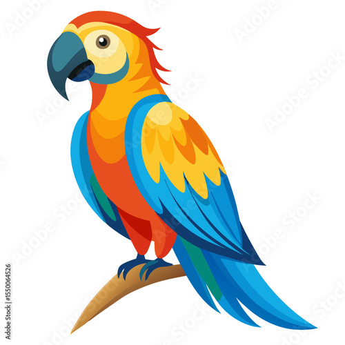blue and yellow macaw