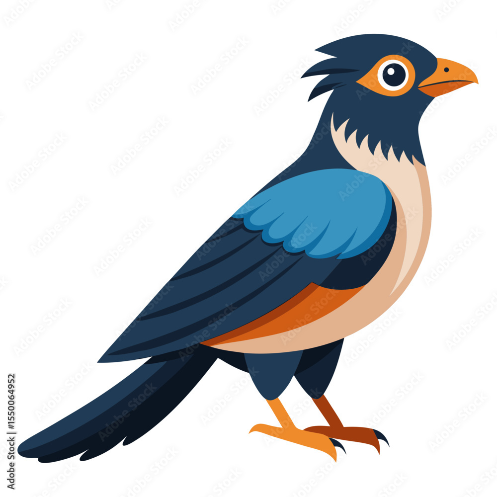 Fototapeta premium vector illustration of a bird