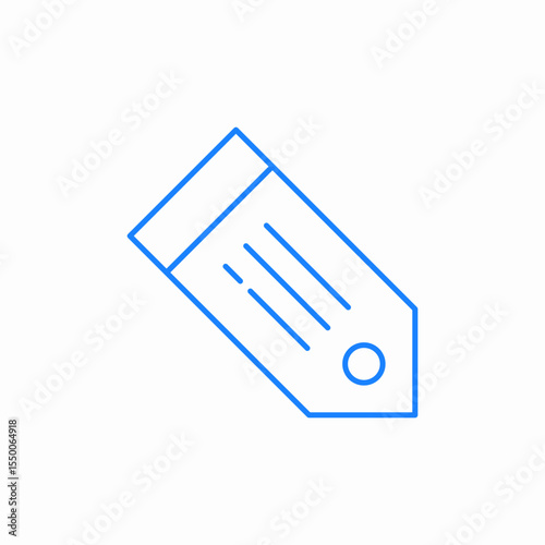 information tag icon sign vector