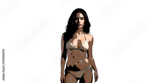 girl in bikini