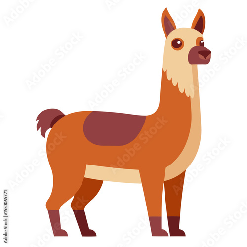 vector illustration of a cartoon fox