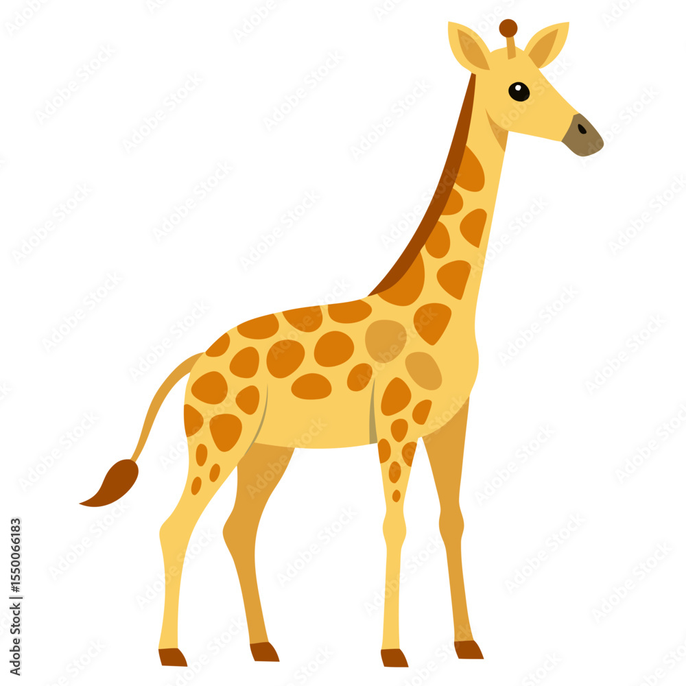 Fototapeta premium giraffe vector illustration