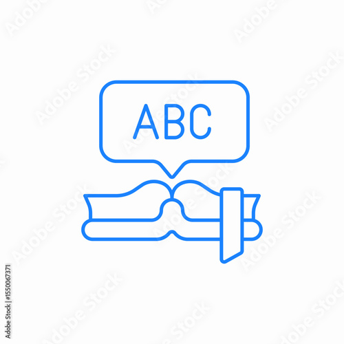 reading book icon sign vector