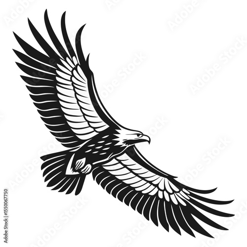 American Bald Eagle Vector – Patriotic USA Symbol