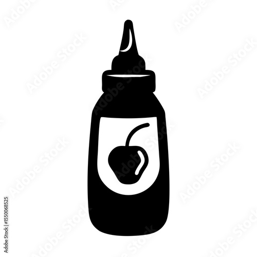 Cherry Sauce Bottle Icon