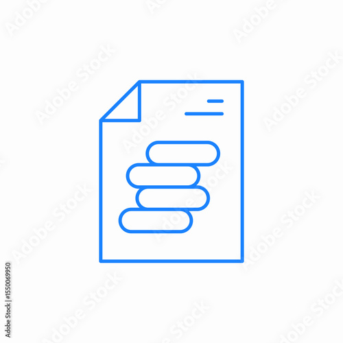text highlights icon sign vector