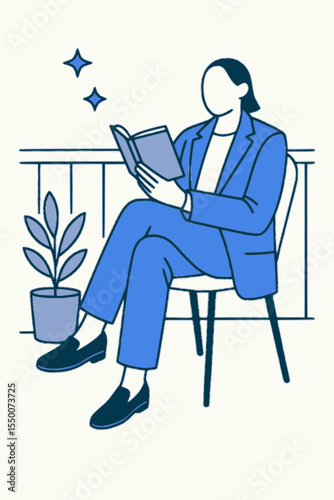Flat Lifestyle Character Illustration Set