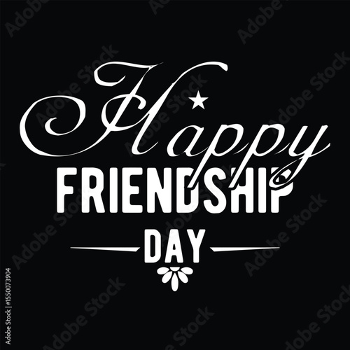 Cute Friendship Day T-Shirt Design – Friends Forever Art