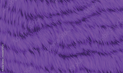 Vibrant purple fur with flowing texture and soft sheen. Eye-catching and bold, perfect for fantasy themes, fashion designs, or striking digital art backgrounds.