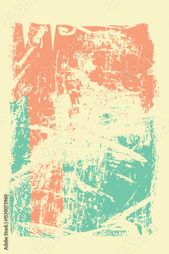 Paint strokes grunge vector design