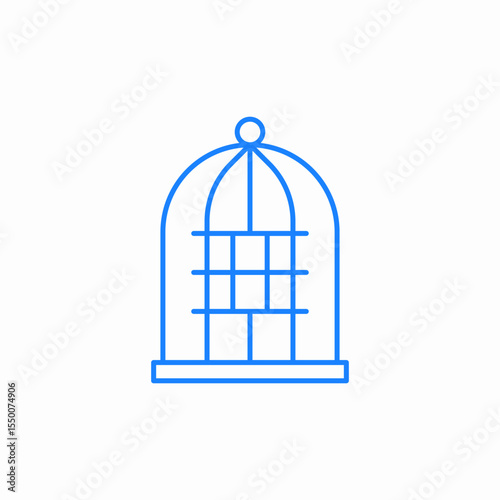 bird cake icon sign vector