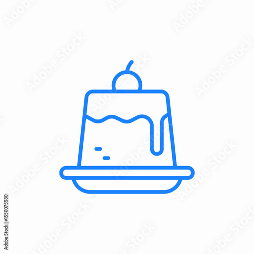 cake plate icon sign vector