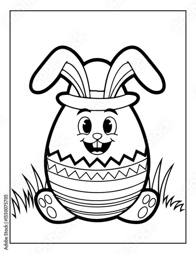 cute easter day coloring pages