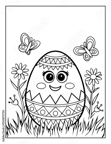 cute easter day coloring pages