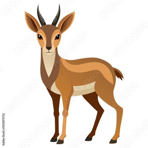Chamois Silhouette Vector