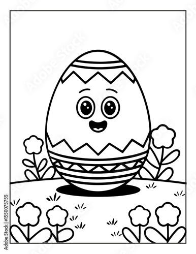 cute easter day coloring pages