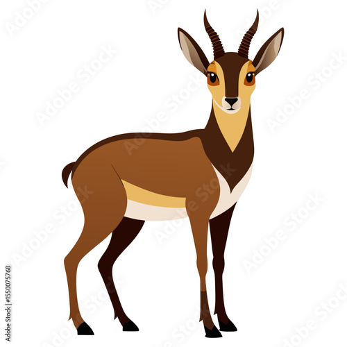 Chamois Silhouette Vector