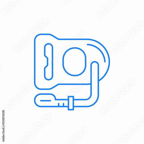 dog leash icon sign vector