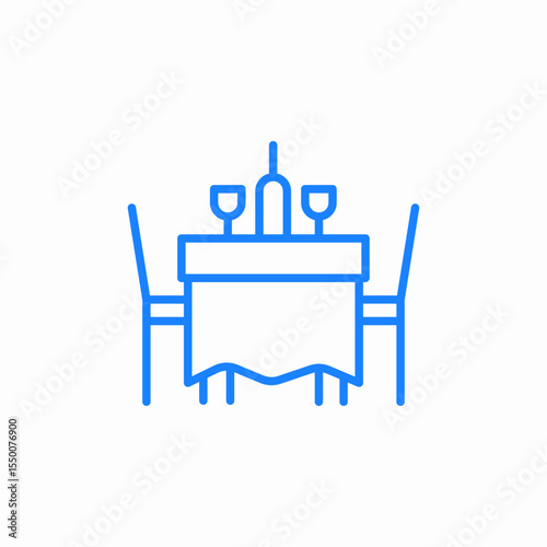 fine dining icon sign vector