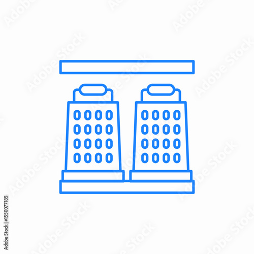 food graters icon sign vector