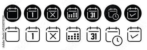 Calendar icon vector. Calendar symbol. vector eps10.