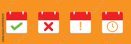 Calendar icon vector. Calendar symbol. vector eps10.