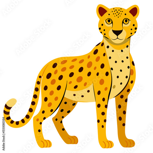Cheetah Silhouette Vector