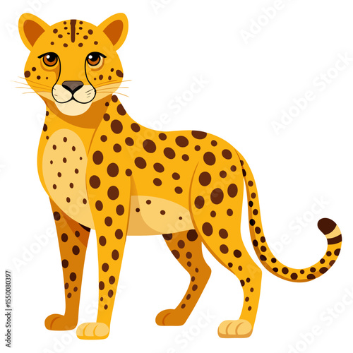 Cheetah Silhouette Vector