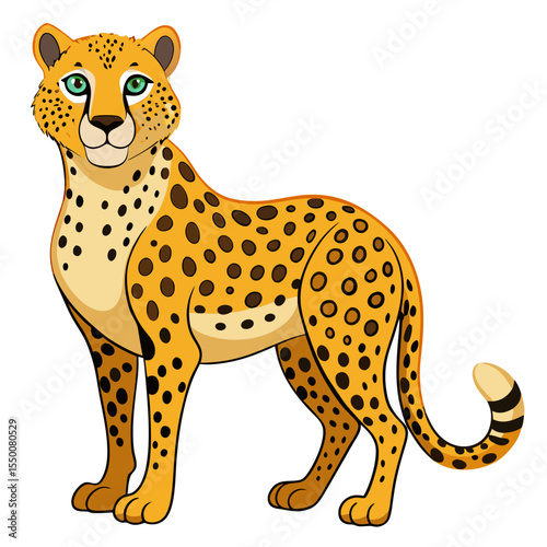 Cheetah Silhouette Vector