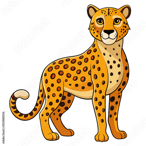 Cheetah Silhouette Vector