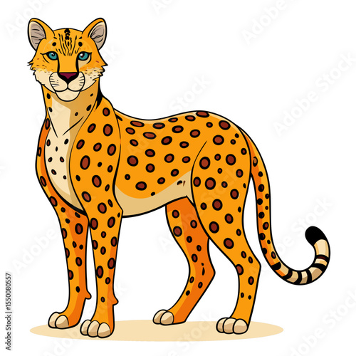 Cheetah Silhouette Vector