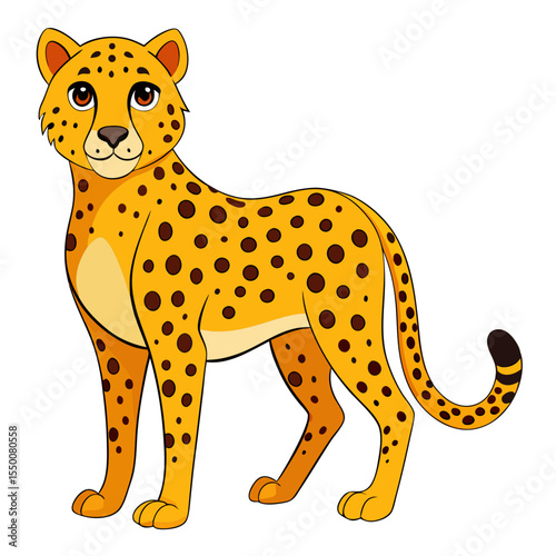 Cheetah Silhouette Vector