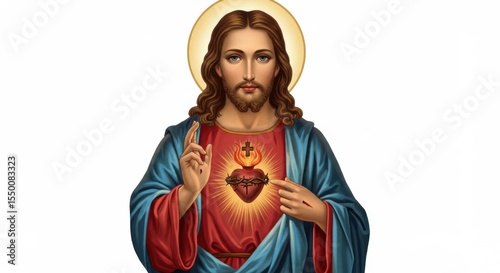 The Sacred Heart of Jesus: An Iconic Representation of Divine Love