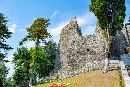 Byzantine fortress, the ruins have been preserved