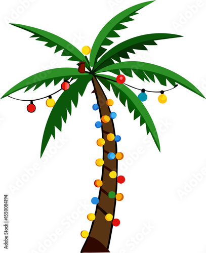 tropical palm tree