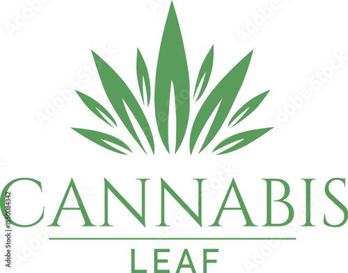 cannabis leaf logo