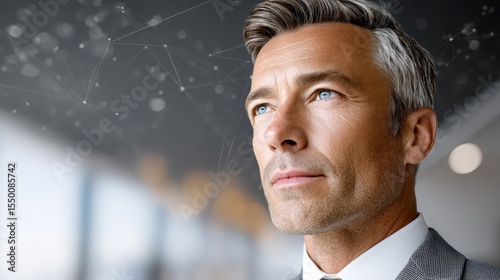 Elegant visualization of entrepreneurial success in modern office design