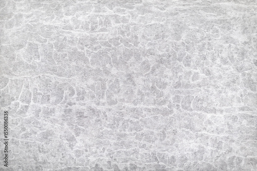 Texture of gray polished concrete background. Light plaster wallpaper with rough cement texture. Empty grunge wall concept or floor backdrop. Abstract surface mockup. Top view, close up, copy space