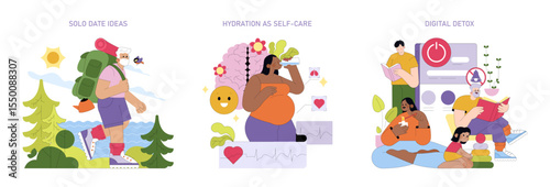Solo Date Ideas, Hydration for Self-Care, Digital Detox Activity