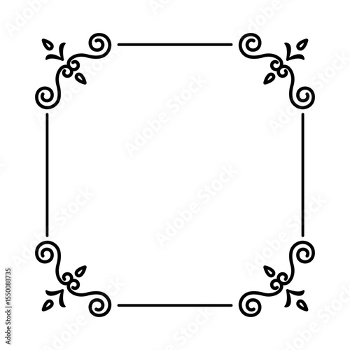 Vintage frame icon vector. Vintage mirror illustration sign. Photo frame symbol. frame web icon.