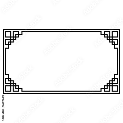 Vintage frame icon vector. Vintage mirror illustration sign. Photo frame symbol. frame web icon.