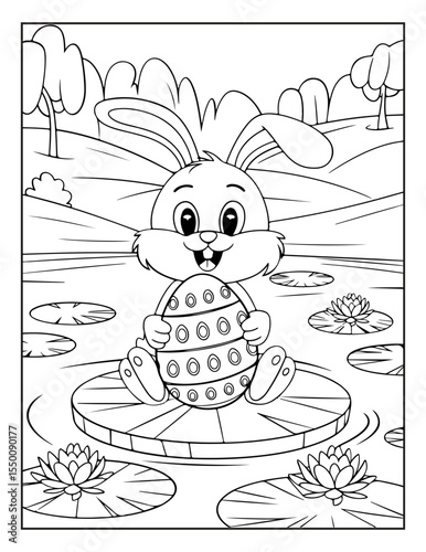 vector illustration of a coloring page